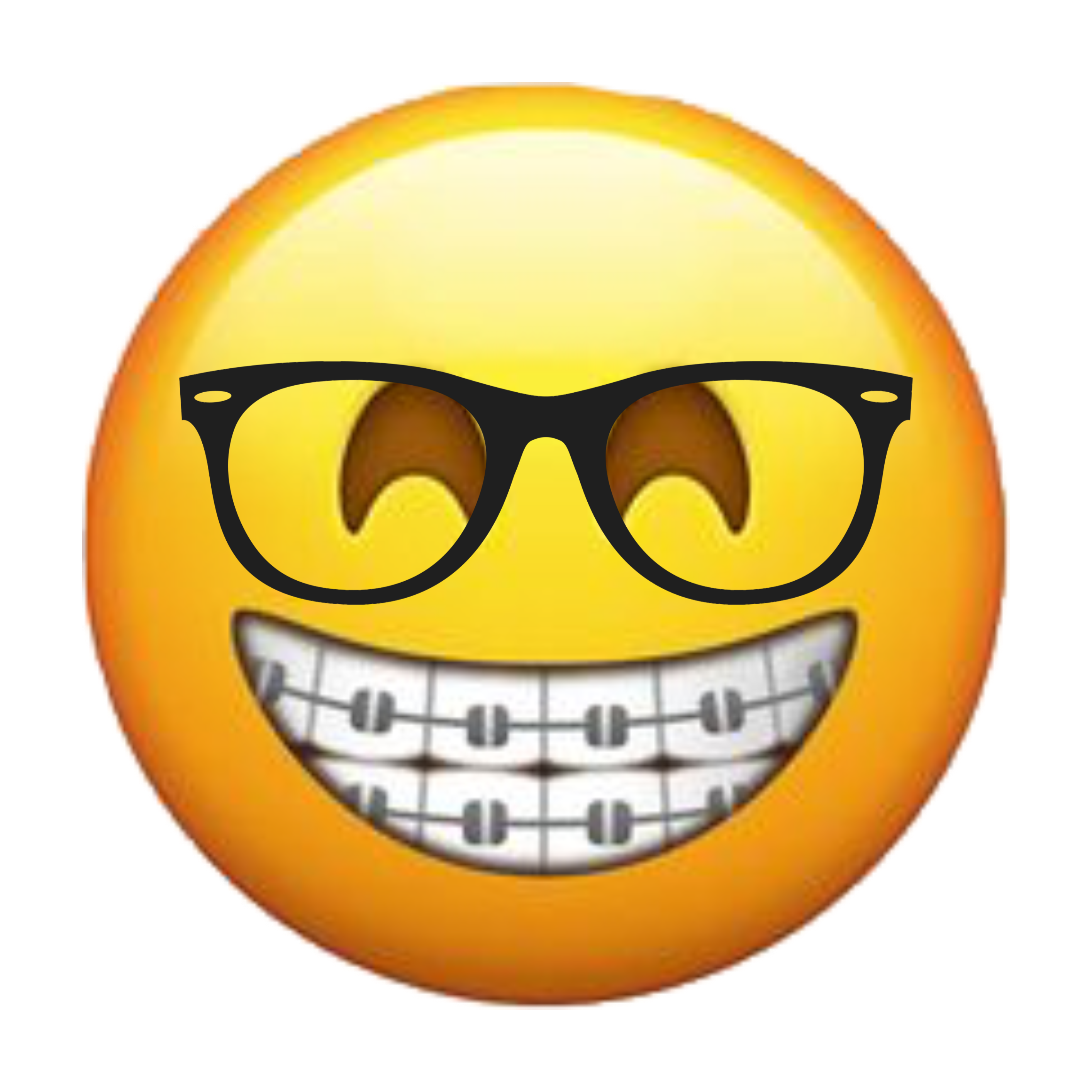 This visual is about braces emoji glasses nerd freetoedit #braces #emoji #g...