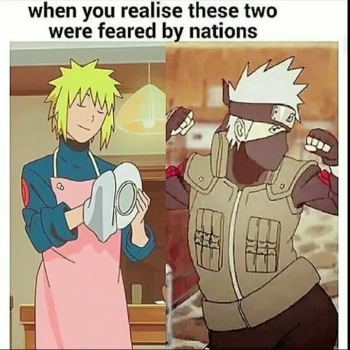 Hehe naruto kakashi minato meme narutomeme...