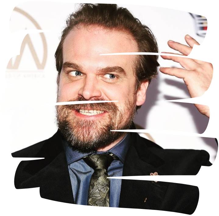 Davidharbour Hopper Strangerthings Sticker By Srtaeilishx 