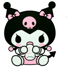 Kuromi Kawaii Goth Pastelgoth Emocore Sticker By @skullpuppy