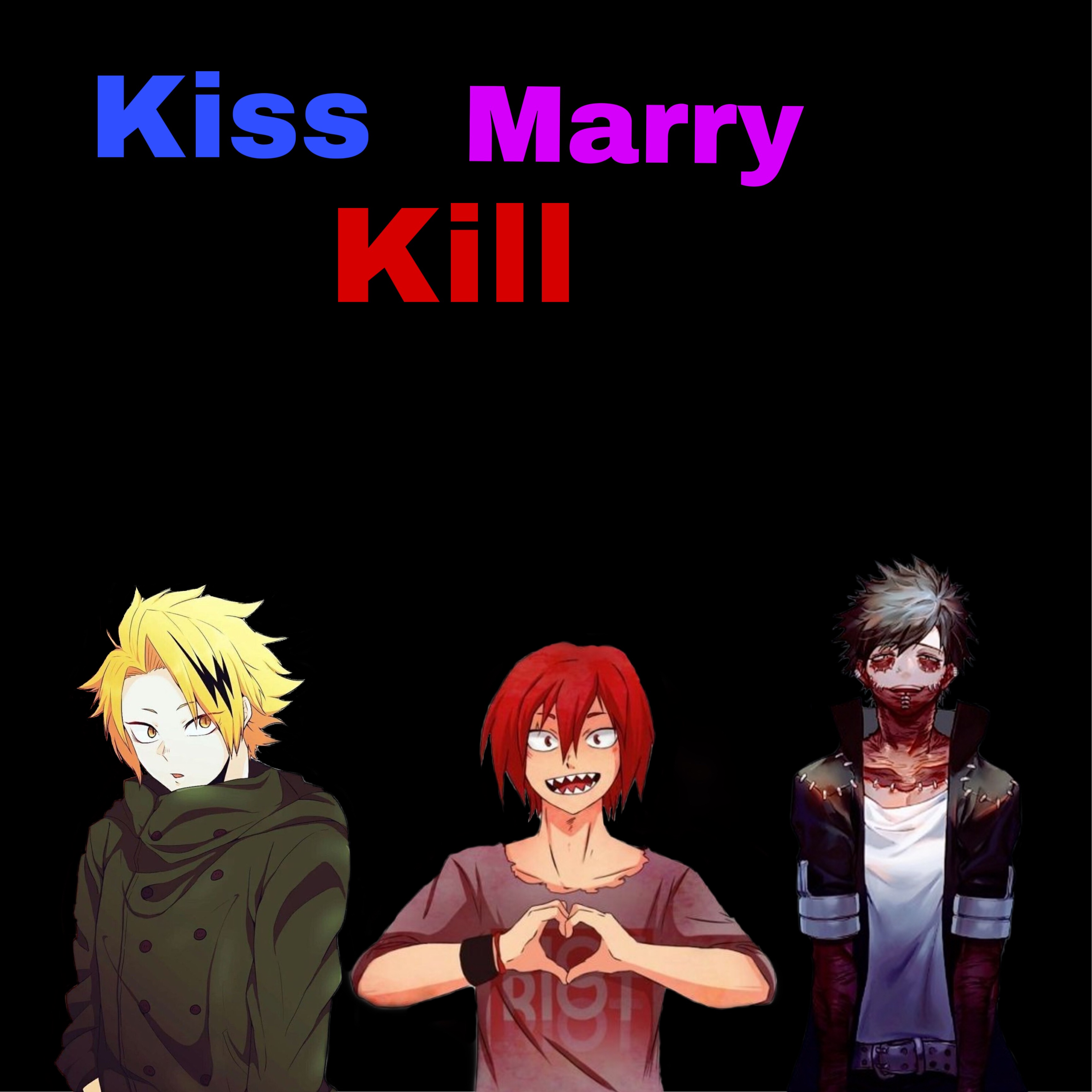 Kiss Marry Kill Anime