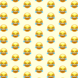 emoji laughter smile pattern freetoedit