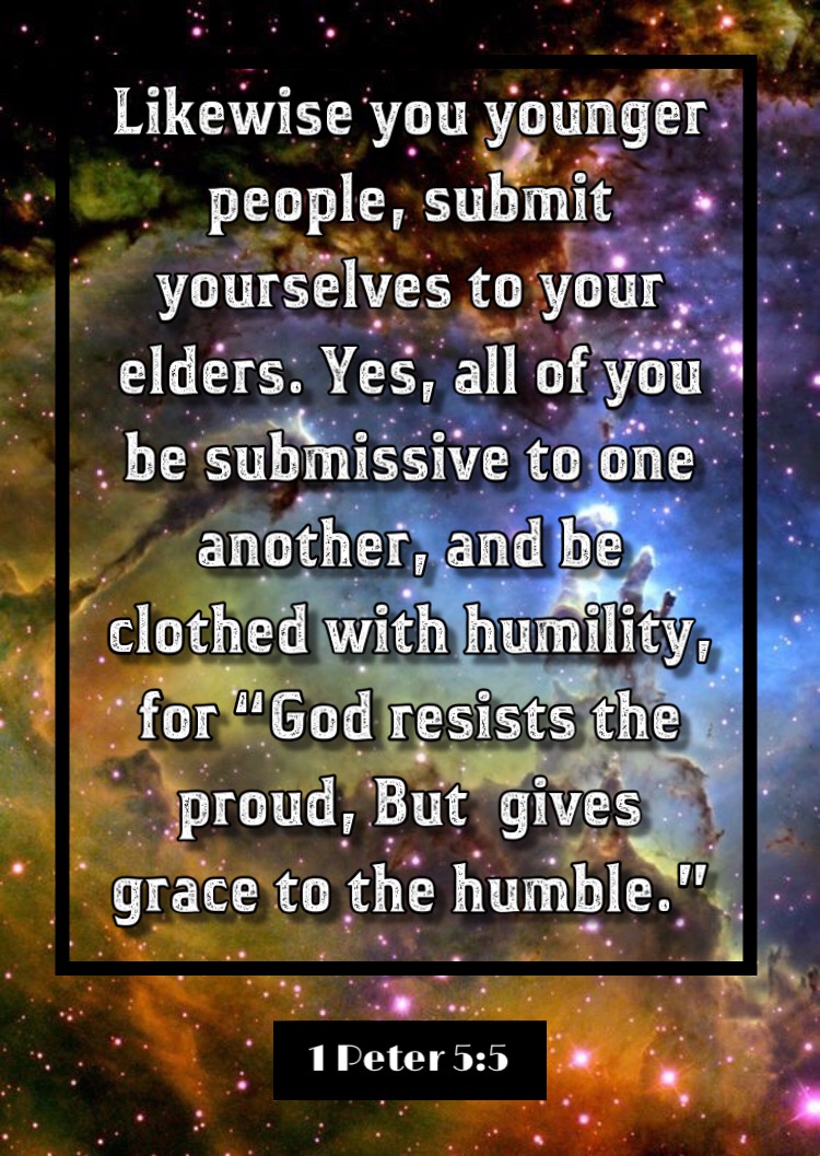 #submission #grace #humble #proud #biblequote Likewise you younger ...