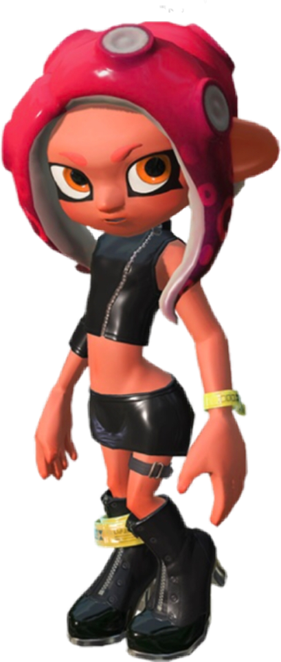 Octoling Octolinggirl Splatoon Sticker By Antoineninid