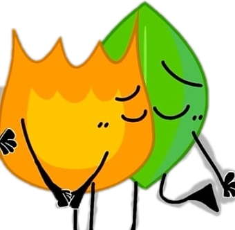 fireyxleafy freetoedit Firey x leafy sticker by @frojoapps