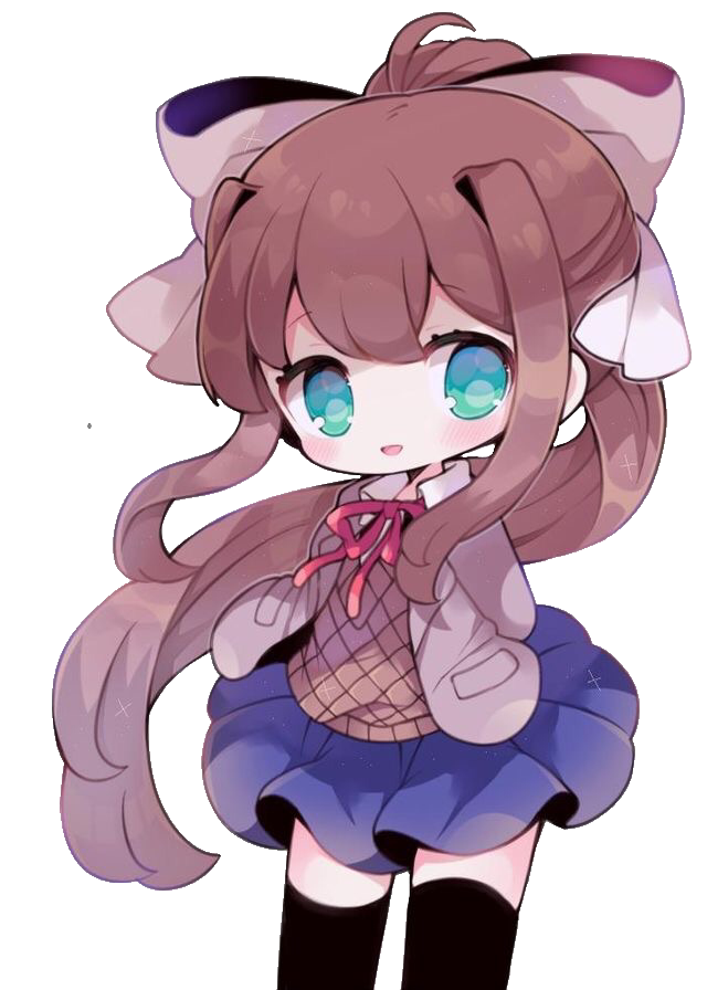 This visual is about justmonika monikadokidokiliteratureclub monikaddlc ddl...