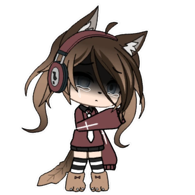Gachalife Gacha Edit Cute Girl Dog Sticker By Que Gachalife Gacha Edit Cute Girl Dog Sticker By Que