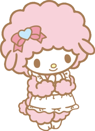 サンリオ Sanrio ピアノちゃん Sticker By るなてゃ サンリオ Sanrio ピアノちゃん Sticker By るなてゃ