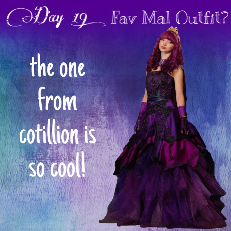 mal cotillion dress