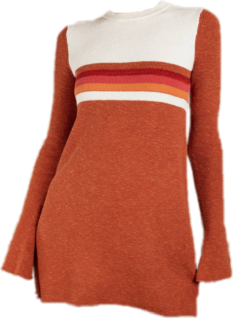 70s sweater dress
