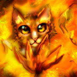 cat art digitalart drawing autumn dcautumn