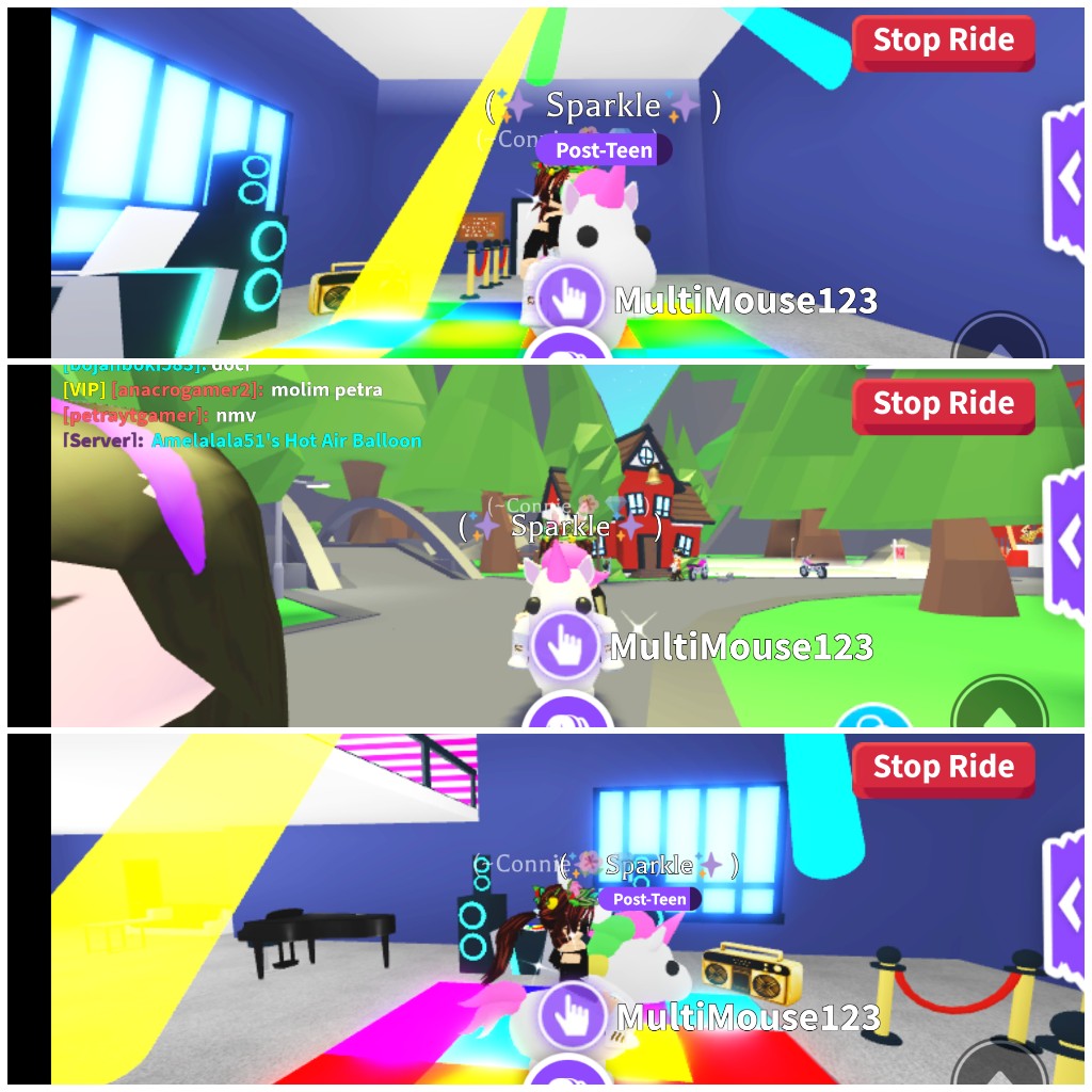 Omg Yesterday I Got A Rideable Unicorn Roblox Adoptm - roblox adopt me unicorn pictures