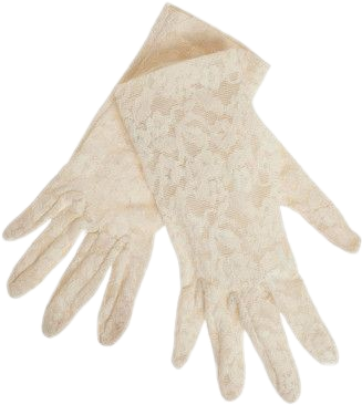 1950s lace gloves