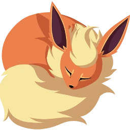 scorange orange pokemon flareon fox freetoedit