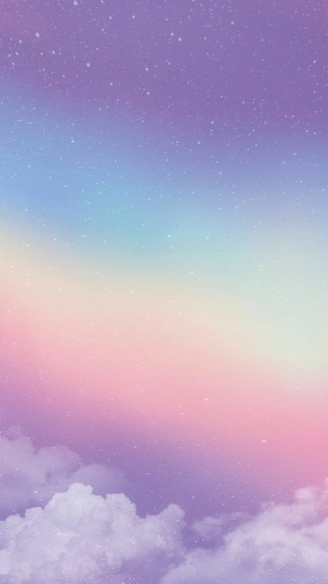 Background Galaxy Pastel Glitter Rainbow Unicorn