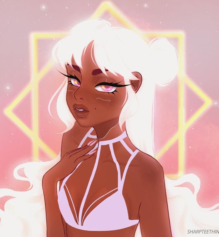 Whitehair Darkskin Freetoedit Interesting People