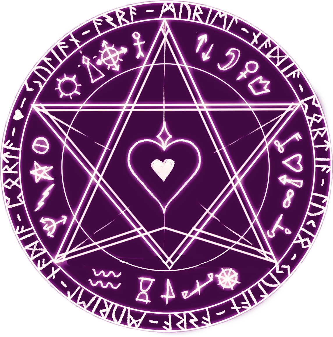 freetoedit-purple-pretty-heart-symbols-sticker-by-sadrobot