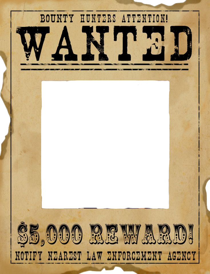 Wanted картинка для фотошопа