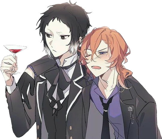 bungoustraydogs chuuya sticker by @11283878141530507294