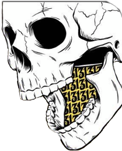 halloween skull cartoon freetoedit yellow