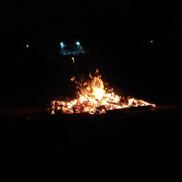 freetoedit bonfire fire dark pcafterdark