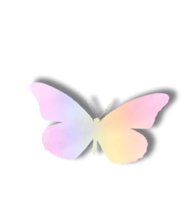 butterfly schmetterling rainbow sticker by @isabellamller81