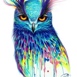 owltattoo freetoedit scowl owl