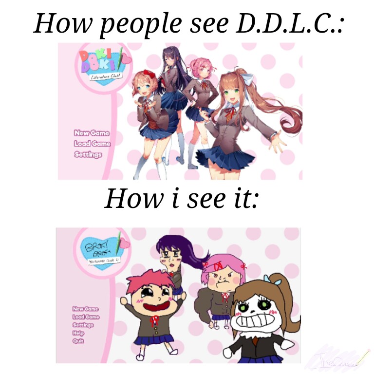 Dokidokiliteratureclub Image By Moved To Horny Honey - broki broki forever roblox id