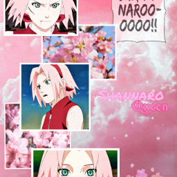 freetoedit sakura sakuraharuno pink anime