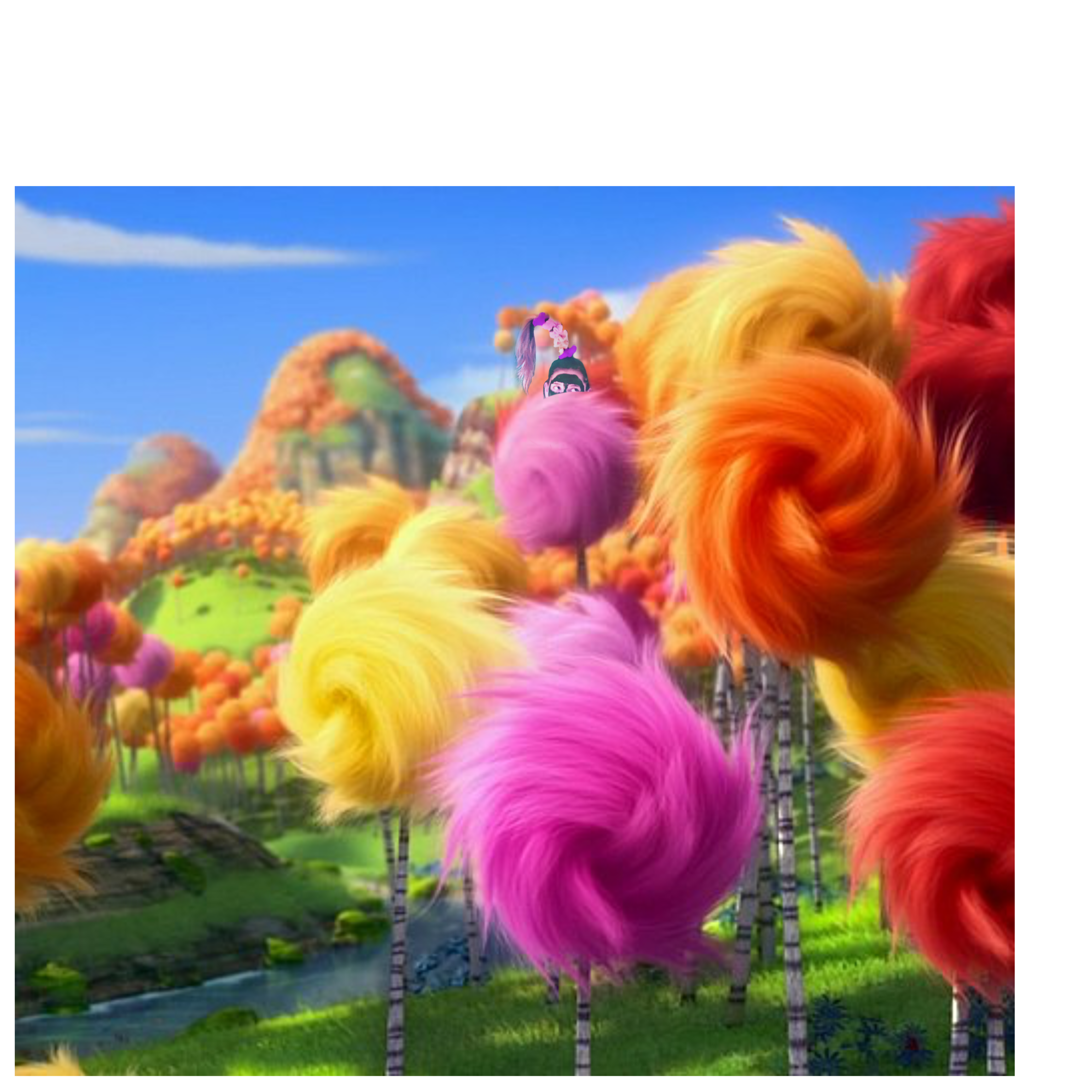 This visual is about loraxtrees lorax freetoedit #loraxtrees #lorax.