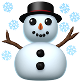emoji iphone apple snowman ⛄ freetoedit