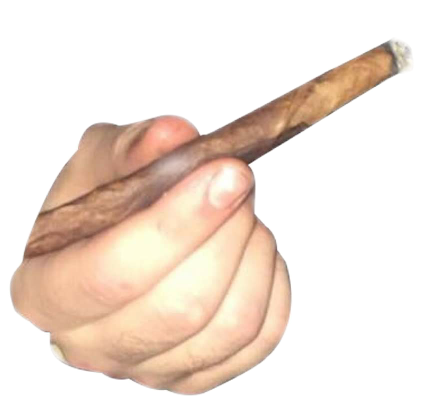 joint boof weed pass hand sticker by @nelsondelemos.