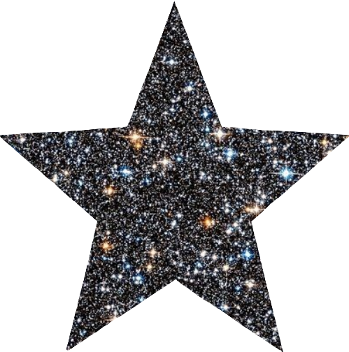 star shiny stars glitter glittery sticker by @suckergirl