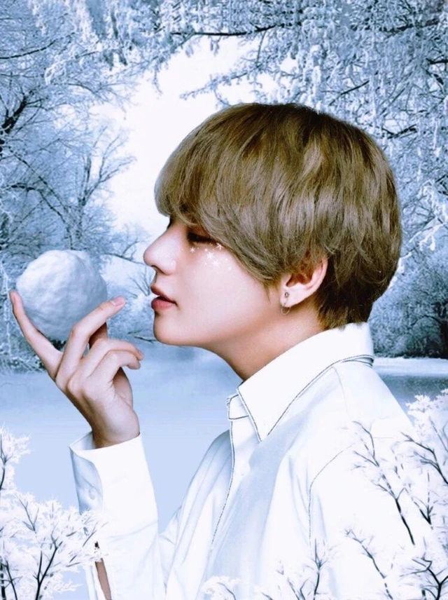 Bts Taehyung Kpop Snowfall Image By Joonie Edits