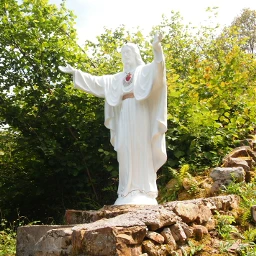 freetoedit estatua sagradocoraz white blanco pcstatue