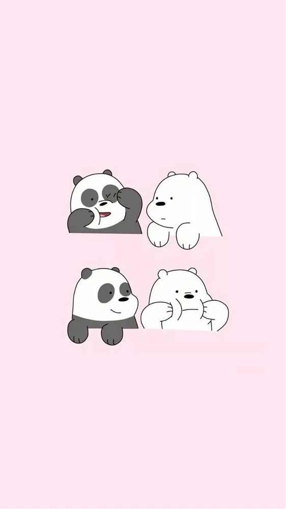 #cute #panda #icebear #we_bare_bears