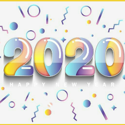 freetoedit happynewyear 2020 party pastel