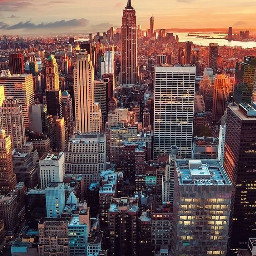 freetoedit skyline view newyork sunset