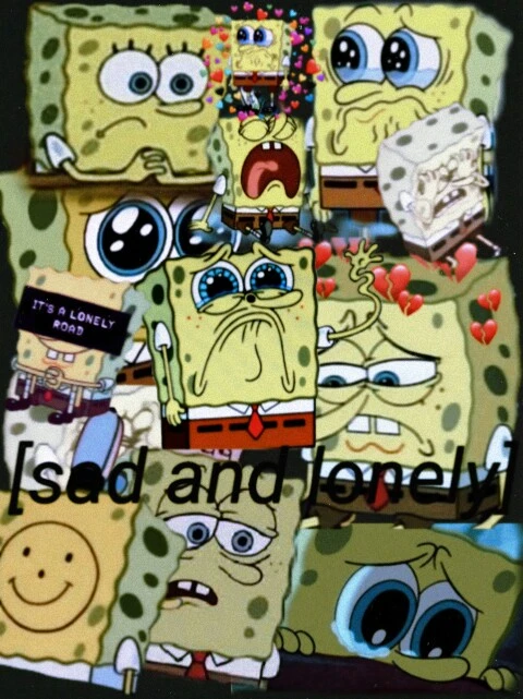 Edit Spongebob Sad Lonely Wallpaper Image By Navaii