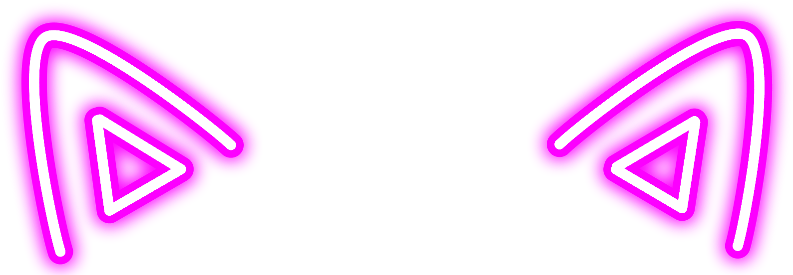 Тикток эффекты. Неоновые ушки. Неоновые эффекты. Неоновые фигуры без фона. Неоновая полоса без фона.