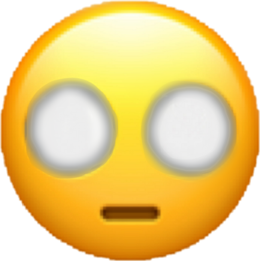 vide yeuxblanc whiteeyes emoji sticker by jxte_julie