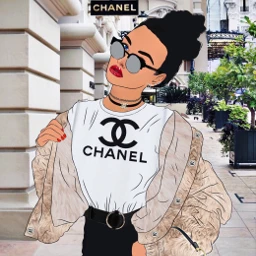 ircoutlineart outlineart freetoedit chanel dior