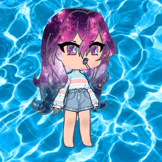 Galaxy Girl Gif By Alexandra Avlasti Galaxy Girl Gif By Alexandra Avlasti