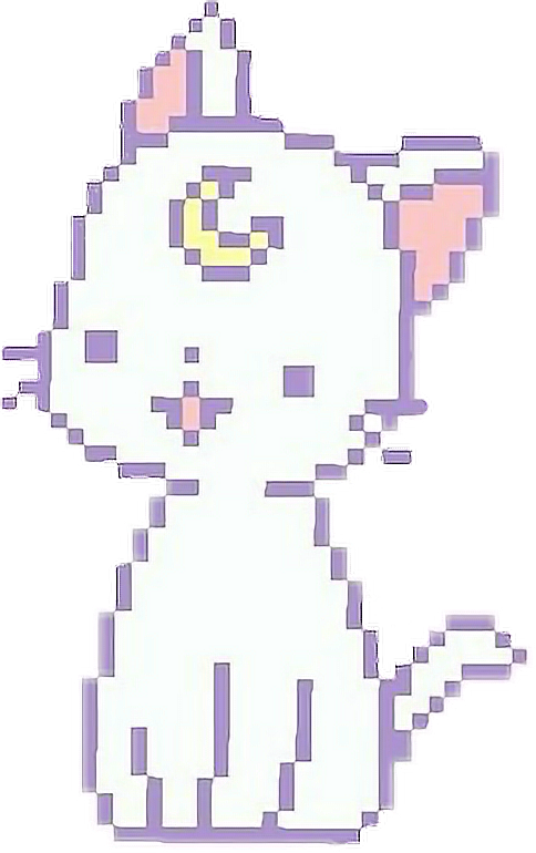 kawaii cat pixel pixelizeeffect sticker by @alteregoss.