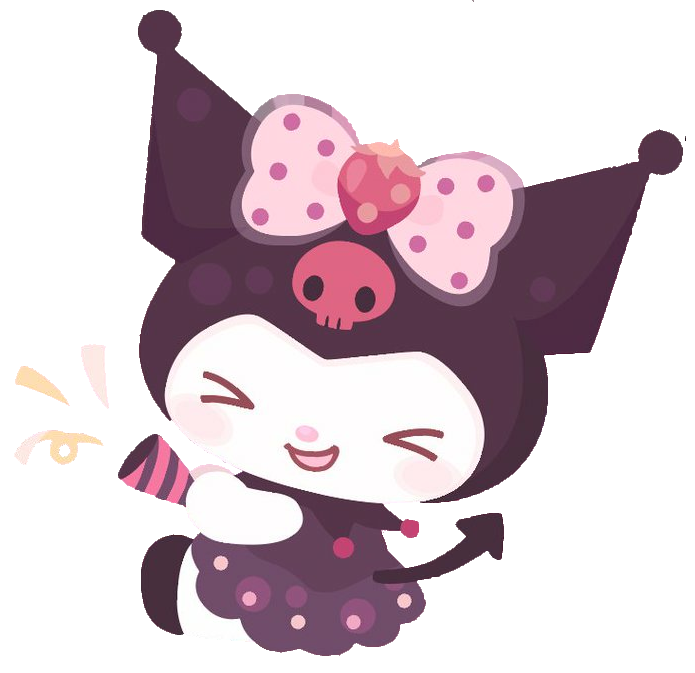 kuromi ladysnight ribbon freetoedit sticker by @love_sanrio