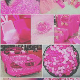 rosa glitter glam freetoedit