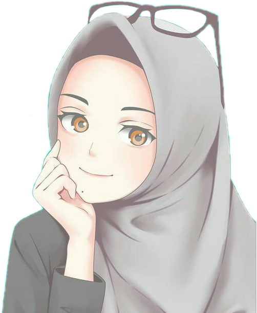 anime hijab hijabers hijabgirl sticker by @onlyxiu_79