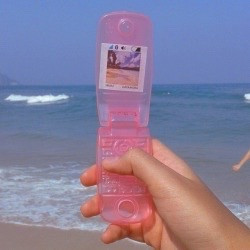 beach phone aesthetic water pink freetoedit