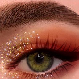 freetoedit eye makeup draw glitter