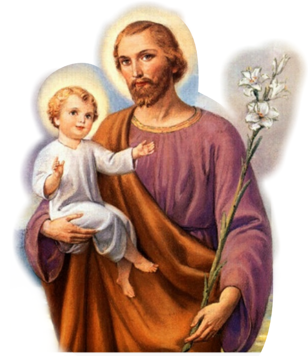 saintjoseph childjesus sticker by @sacredheartofjesus